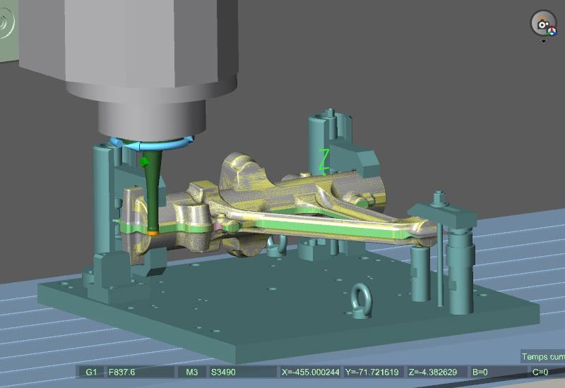 Logiciel simulation usinage